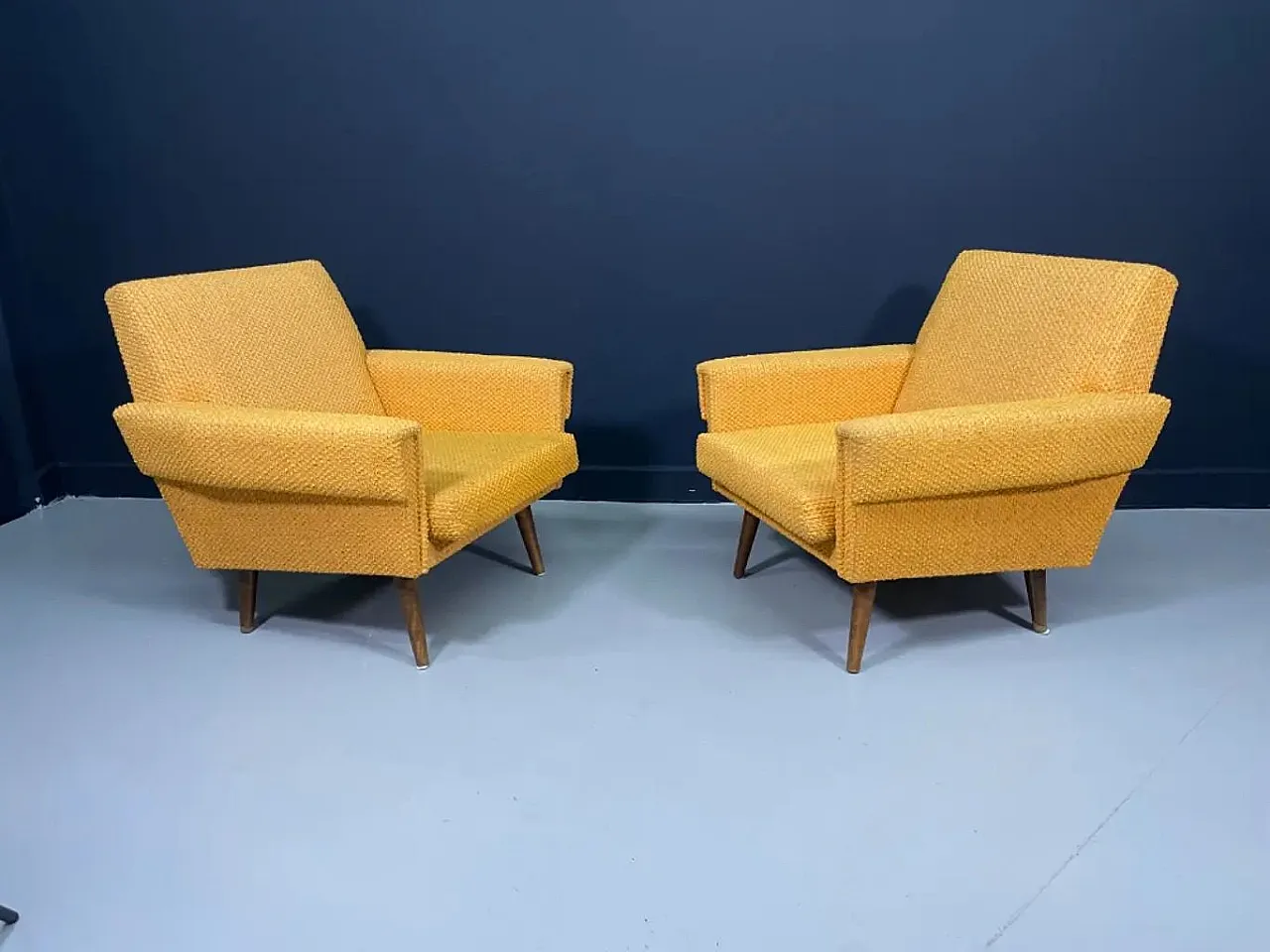 Coppia di poltrone Mid-Century, anni '60 2