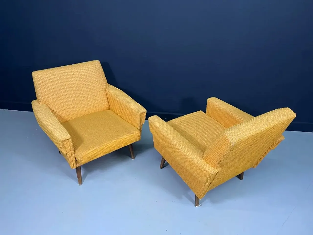 Coppia di poltrone Mid-Century, anni '60 4