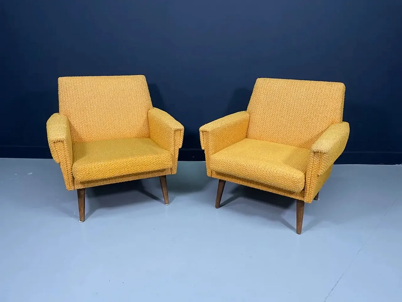 Coppia di poltrone Mid-Century, anni '60 6