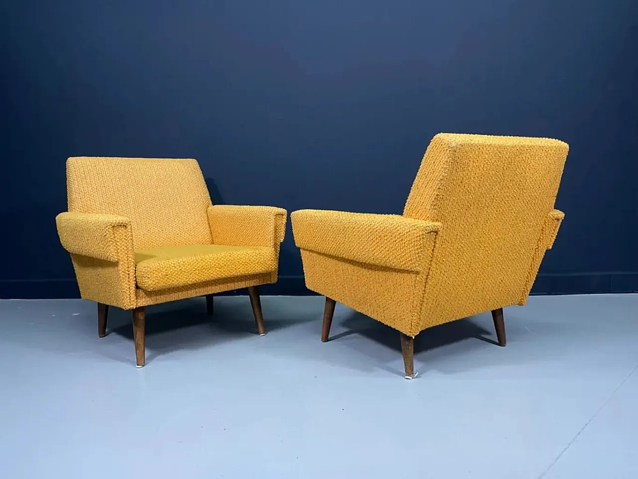 Coppia di poltrone Mid-Century, anni '60 7