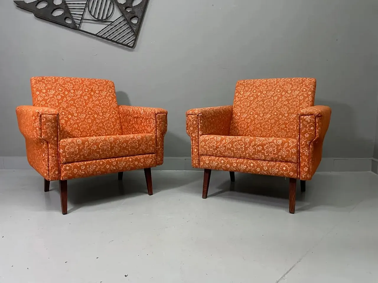 Pair of Mid-Century lounge chairs, 1960s 2