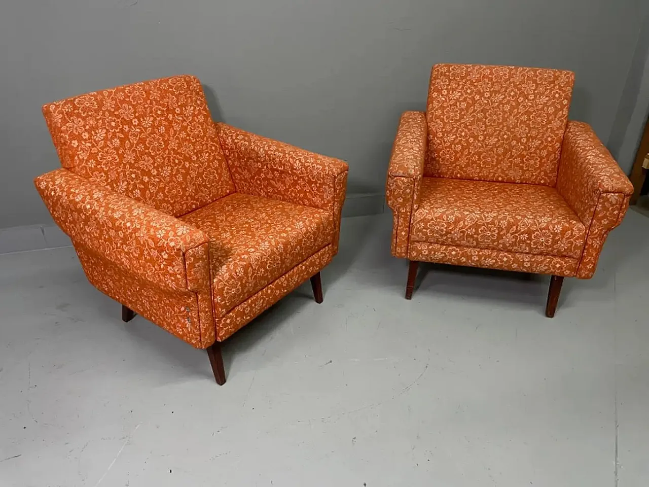 Pair of Mid-Century lounge chairs, 1960s 7