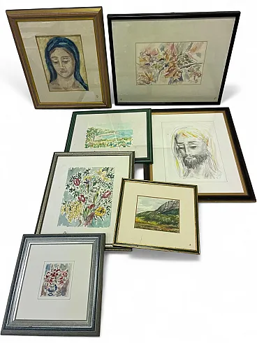 Private Collection of 227 Paintings, 20th century