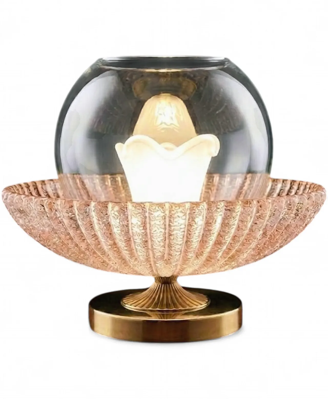 Murano glass table lamp, 70s 4