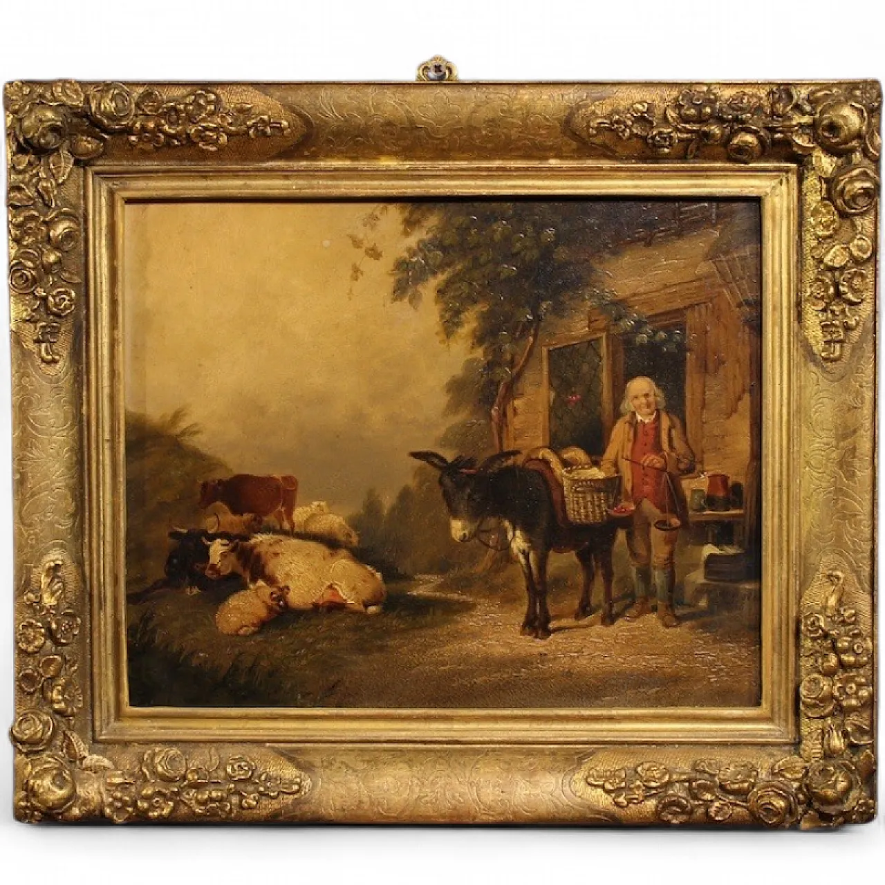 English country scene painting, 1866 16