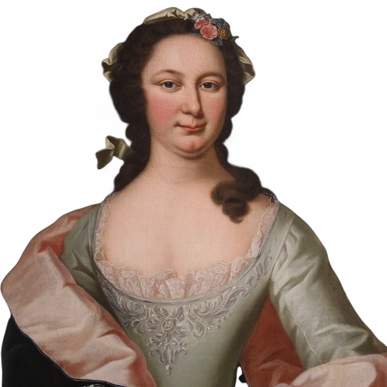 Painted portrait of a noblewoman, 19th century 15