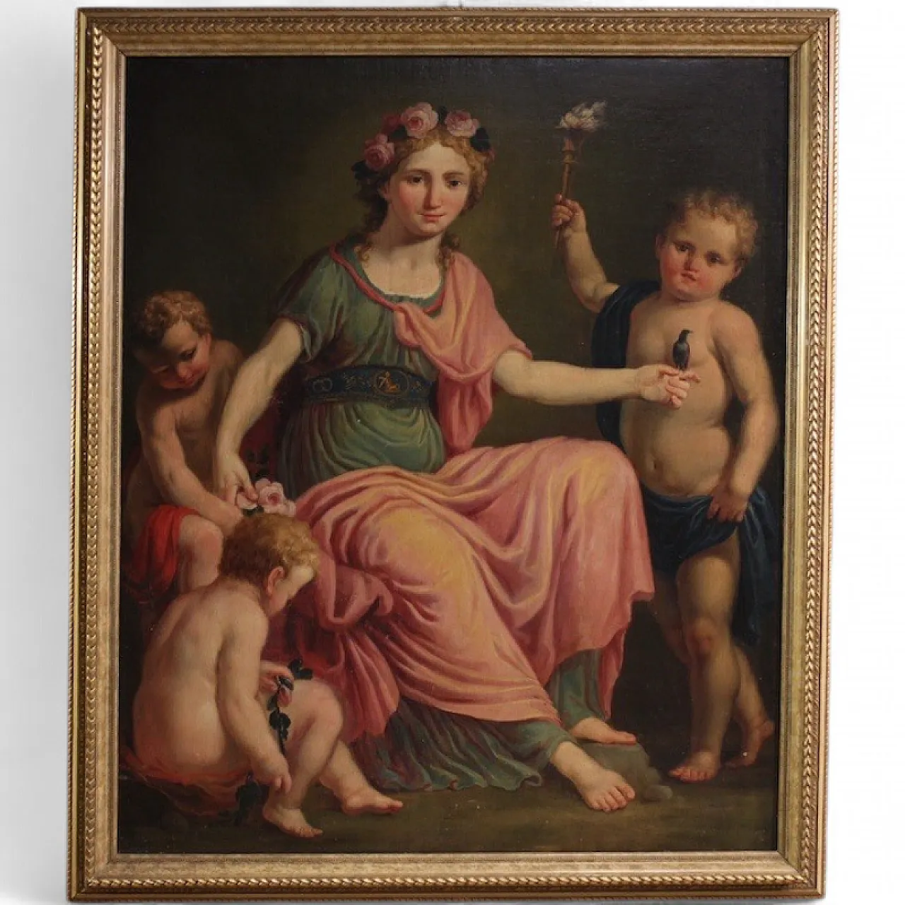 Quadro neoclassico l’Aurora che spegne la notura, '800 16