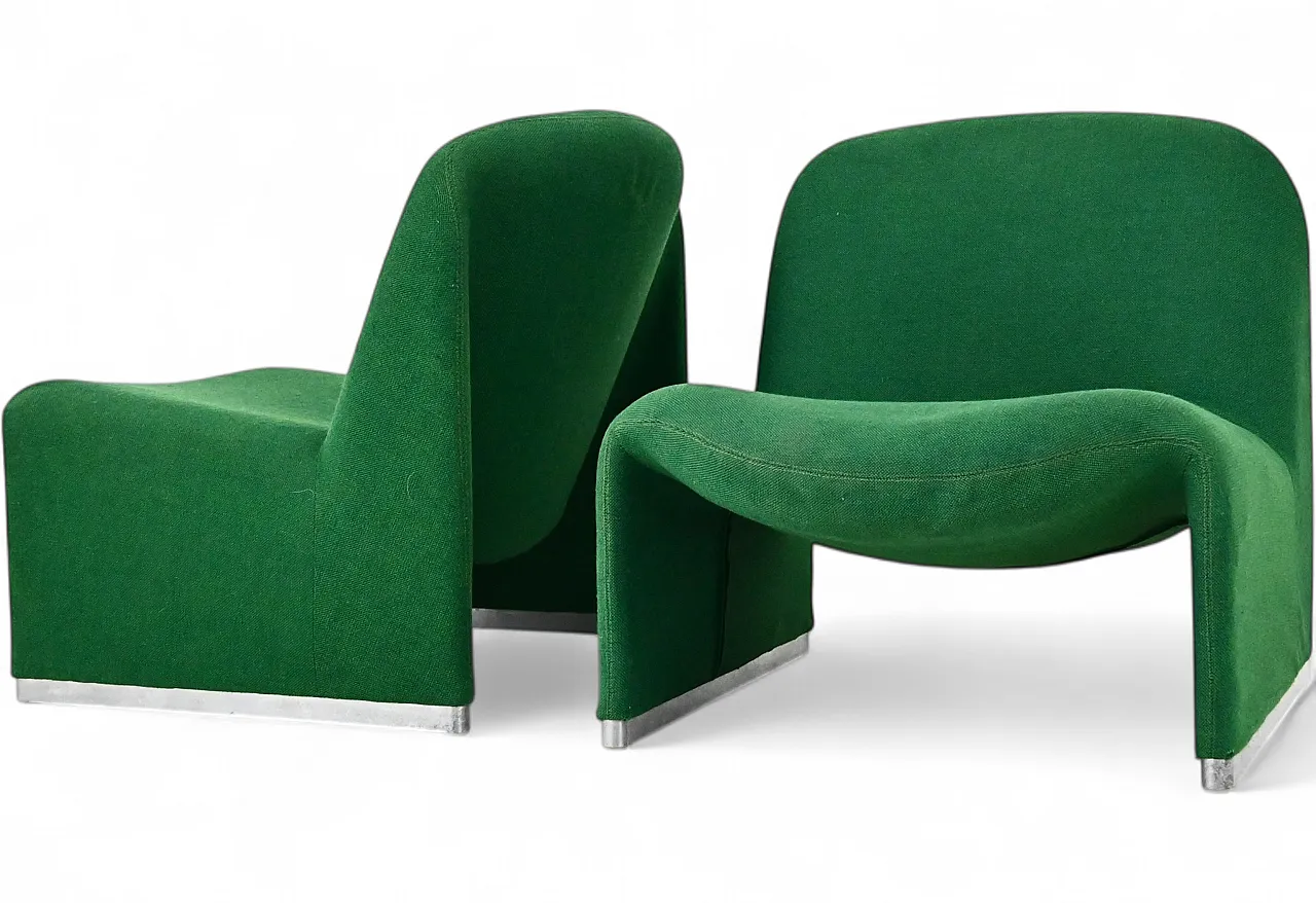 Pair of  Alky Chairs by Giancarlo Piretti for Anonima Castelli, 1970s 9