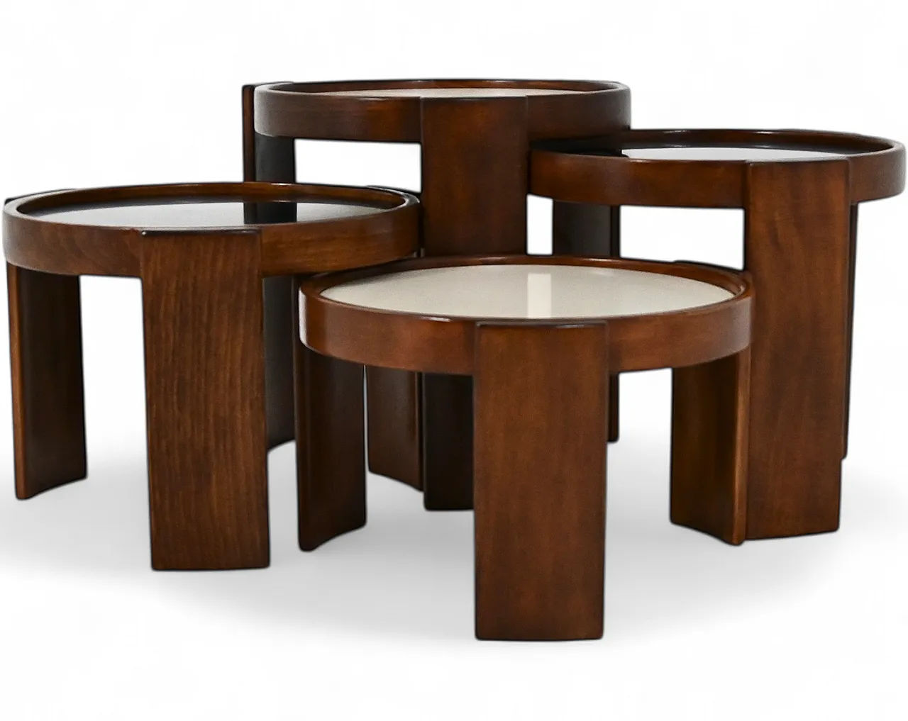 4 tavolini modello 780 di Gianfranco Frattini per Cassina, anni '60 11