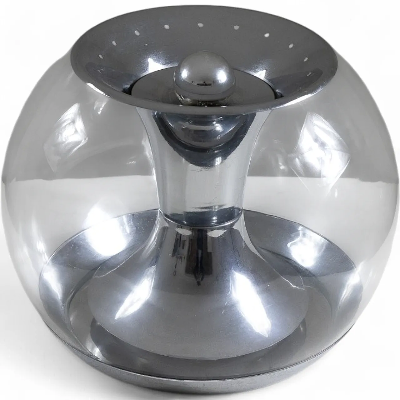 Lampada da tavolo cromata di Luci Italia, anni '60 13