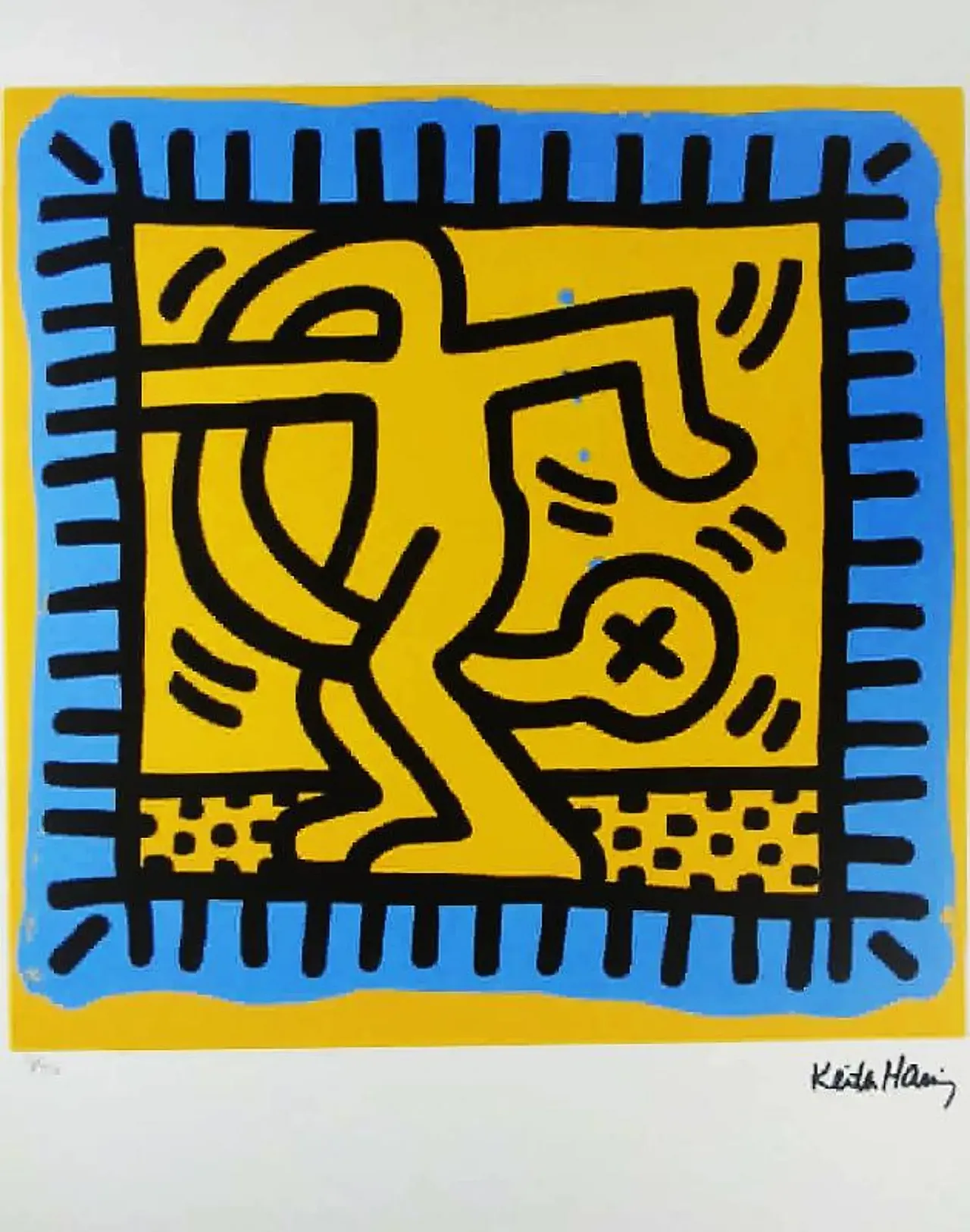 Keith Haring, limited edition lithograph, 1990s 2