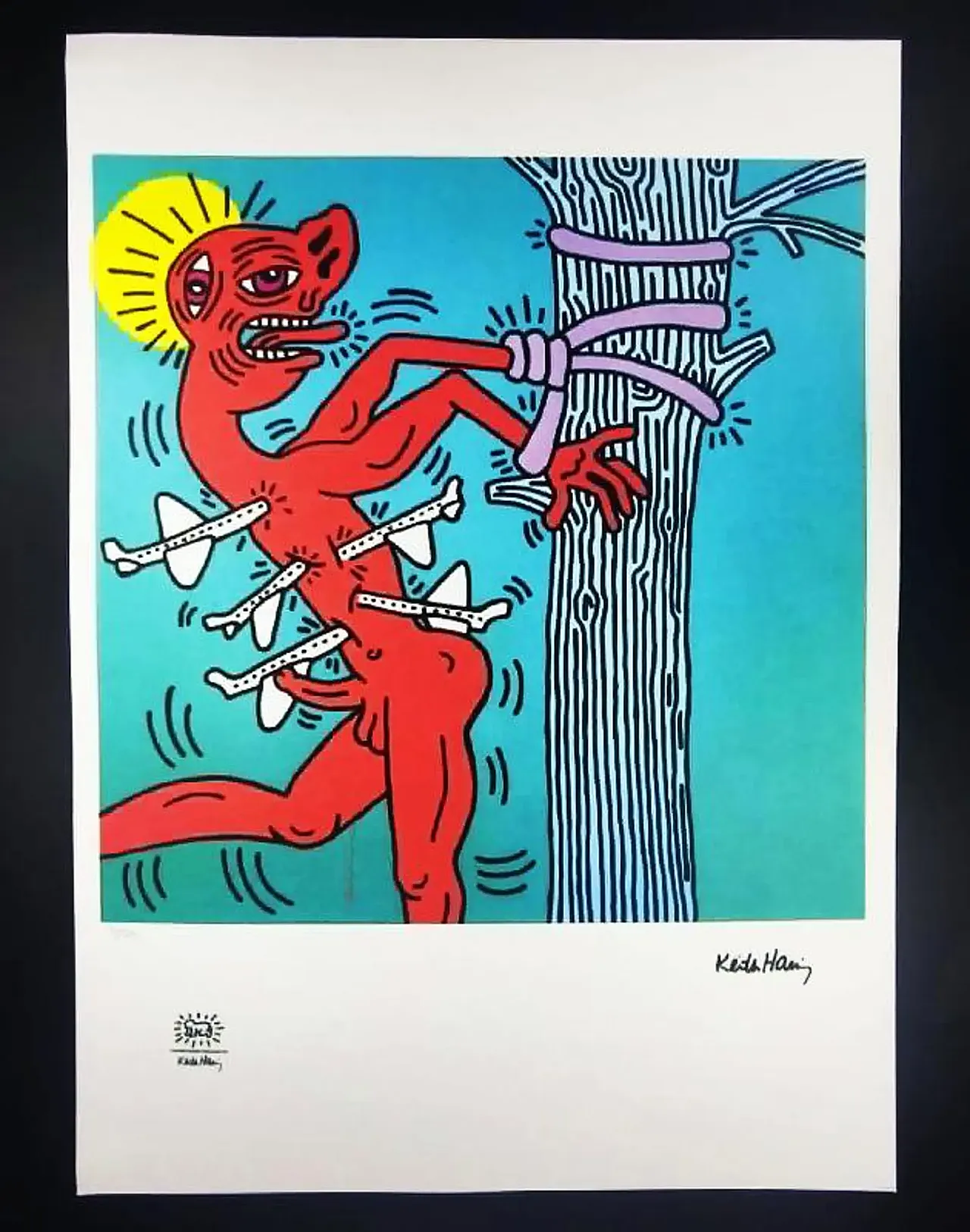 Keith Haring, limited edition lithograph, 1990s 1