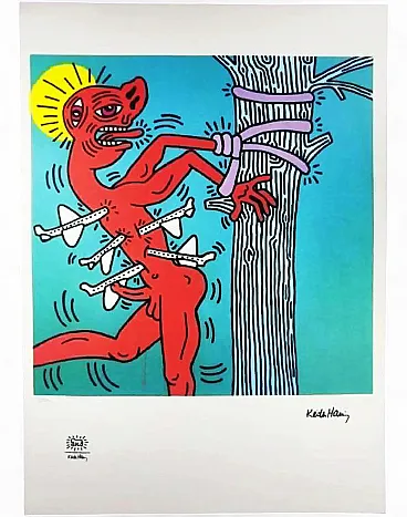 Keith Haring, limited edition lithograph, 1990s