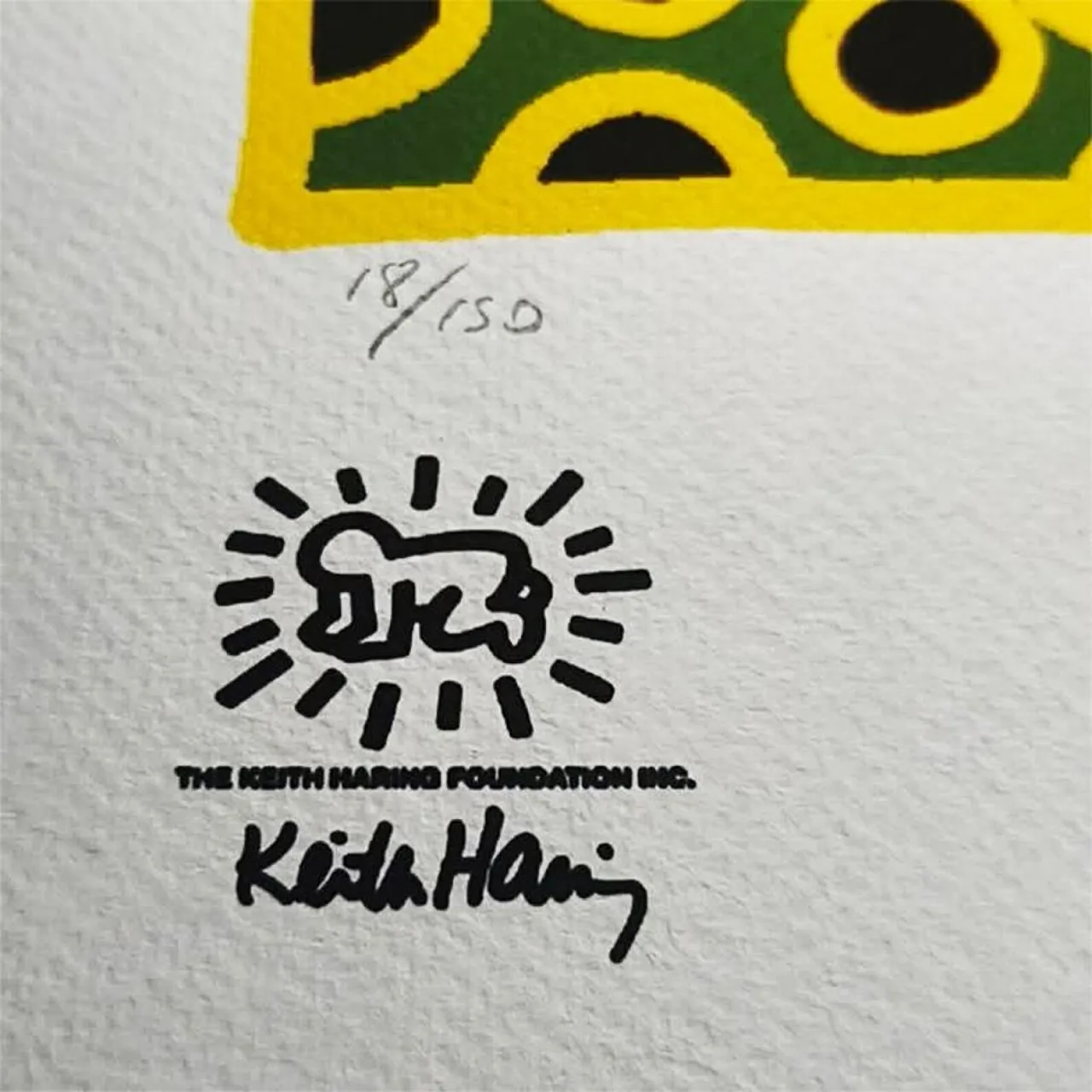 Keith Haring, limited edition lithograph, 1990s 5