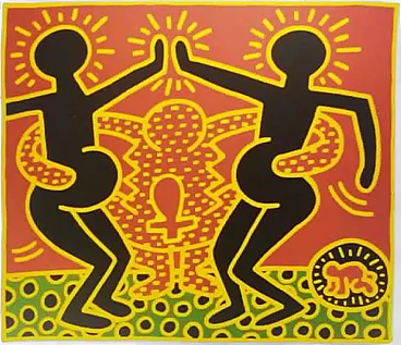 Keith Haring, limited edition lithograph, 1990s