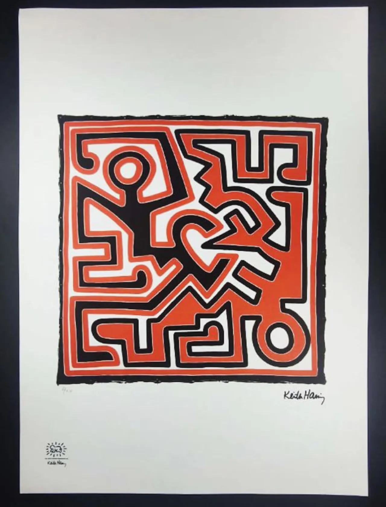 Keith Haring, limited edition lithograph, 1990s 1