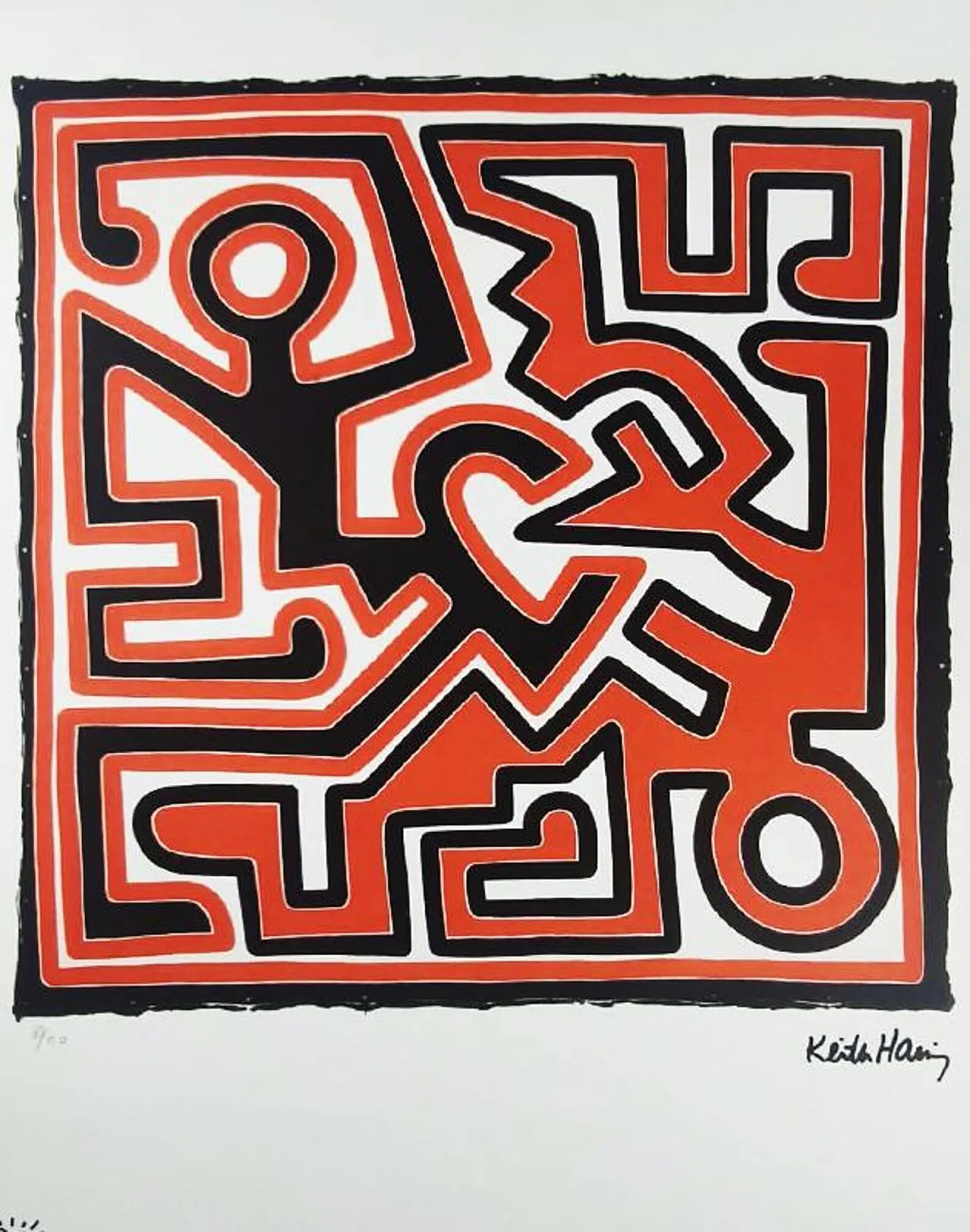 Keith Haring, limited edition lithograph, 1990s 2