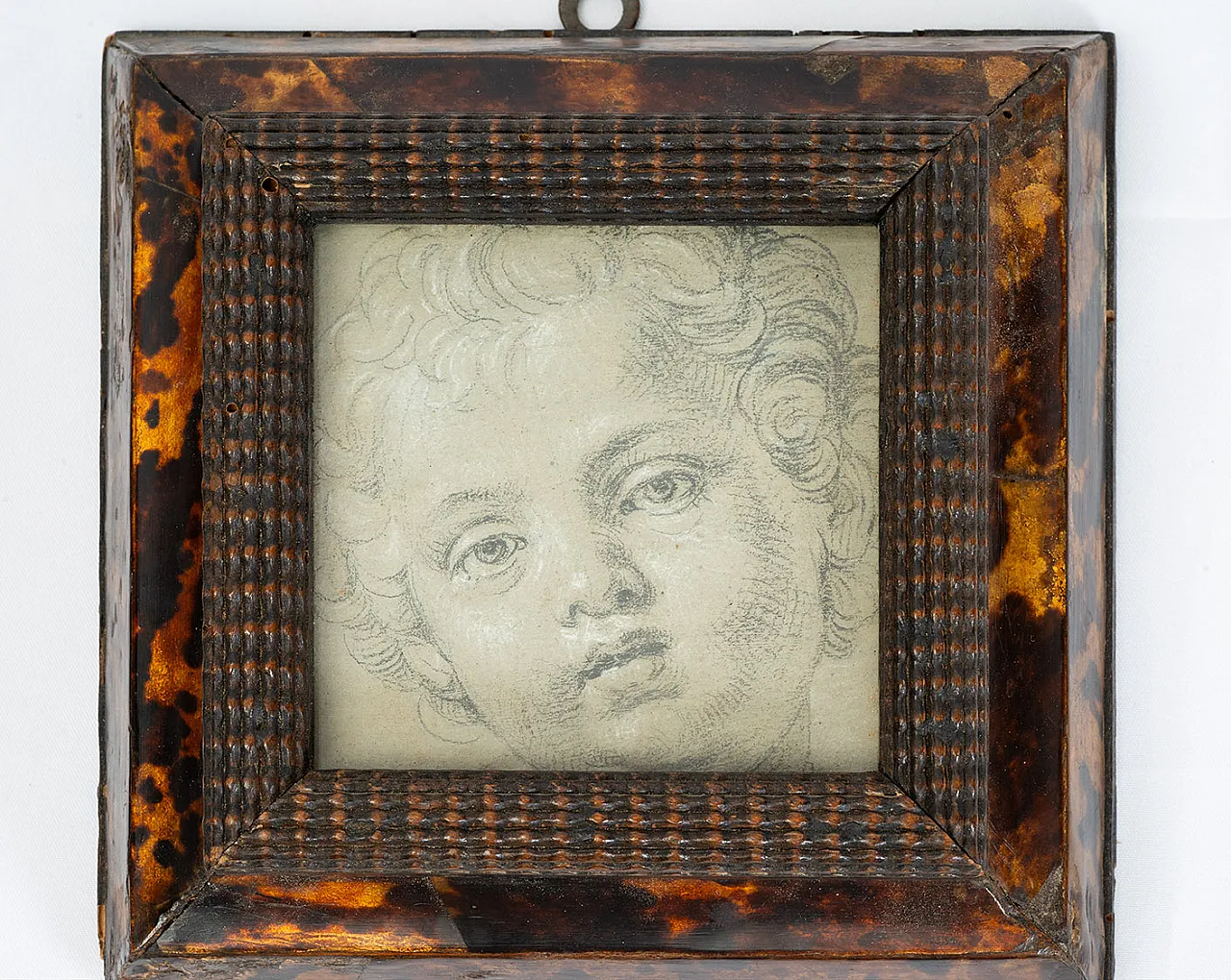 Two Neapolitan miniatures drawings with frames, 19th century 2