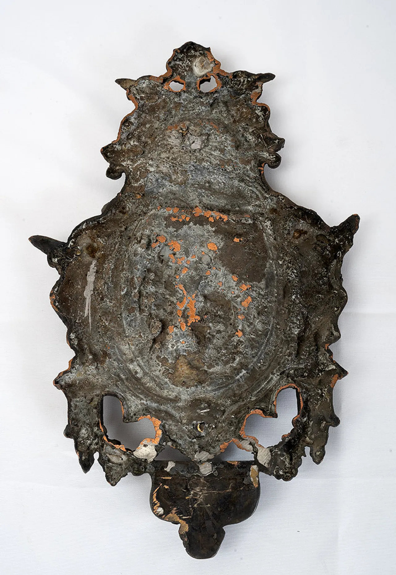 Embossed copper stoup depicting the Baptism of Christ, 19th c. 5