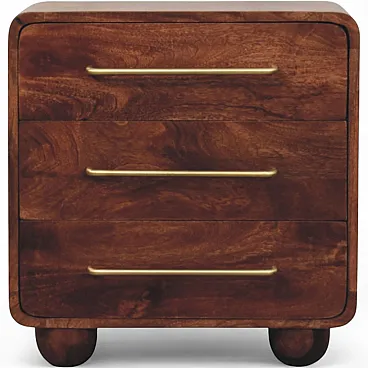 3-Drawer rounded chest, 2000s