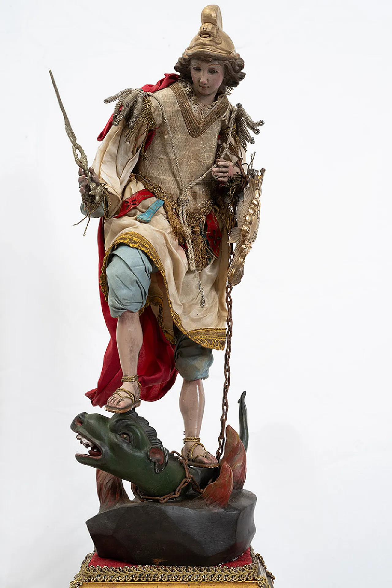 Neapolitan sculpture depicting St. Michael the Archangel, 90s 4