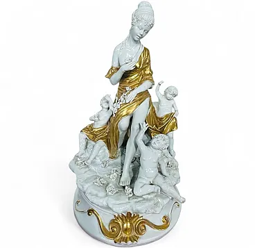 Statua in porcellana di Capodimonte di Mario Alparone, anni '50