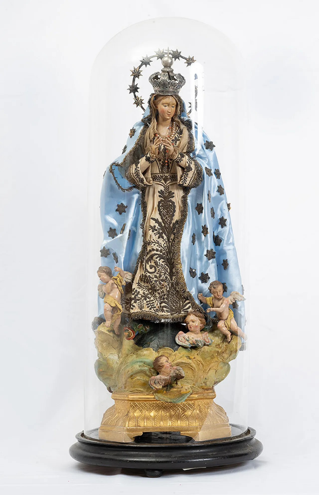 Neapolitan sculpture depicting the Immaculate Madonna, 19th century 1