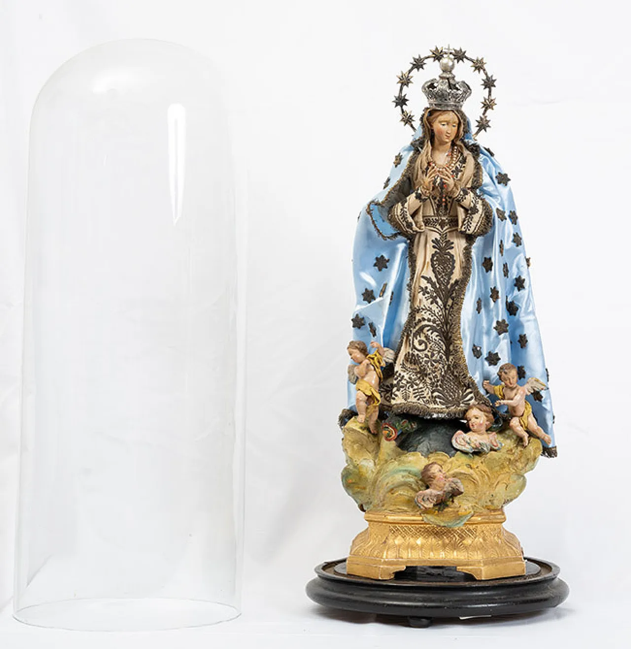 Neapolitan sculpture depicting the Immaculate Madonna, 19th century 2