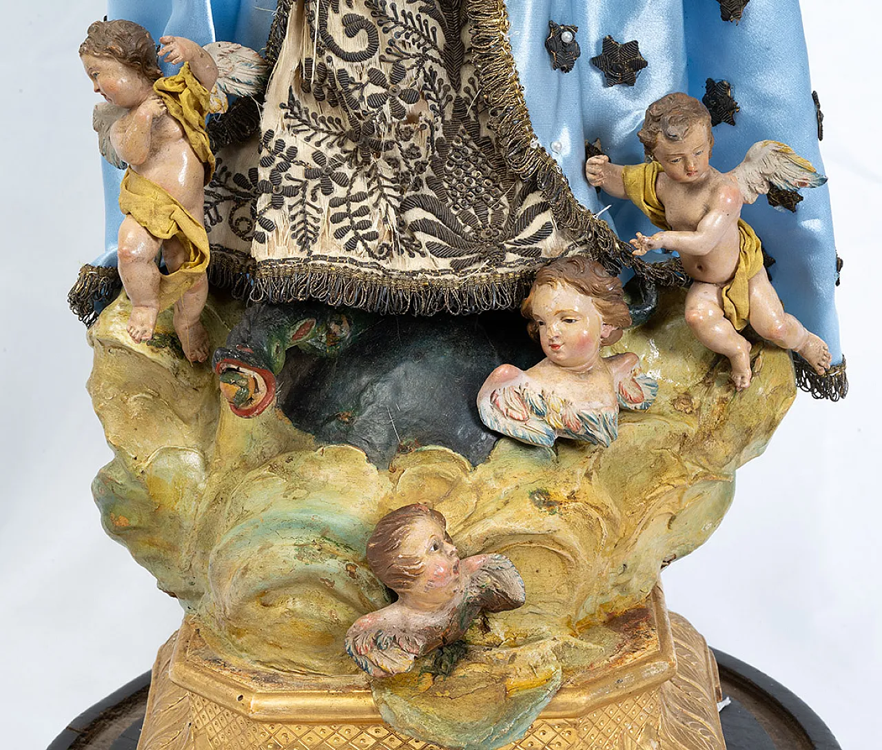 Neapolitan sculpture depicting the Immaculate Madonna, 19th century 5