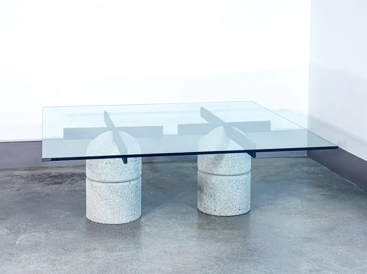 Paracarro table by Giovanni Offredi for Saporiti, 1970s 1