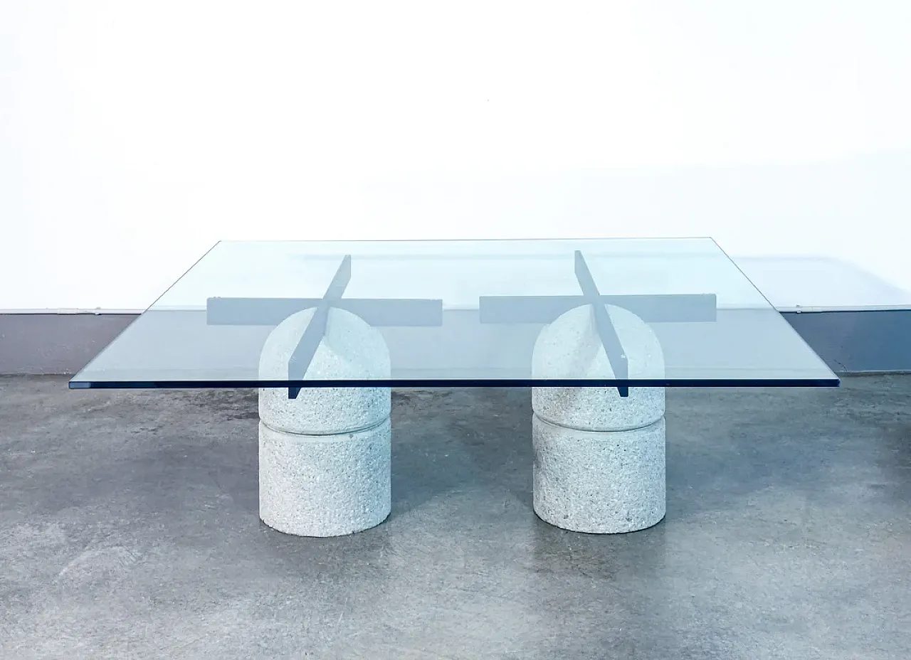 Paracarro table by Giovanni Offredi for Saporiti, 1970s 2