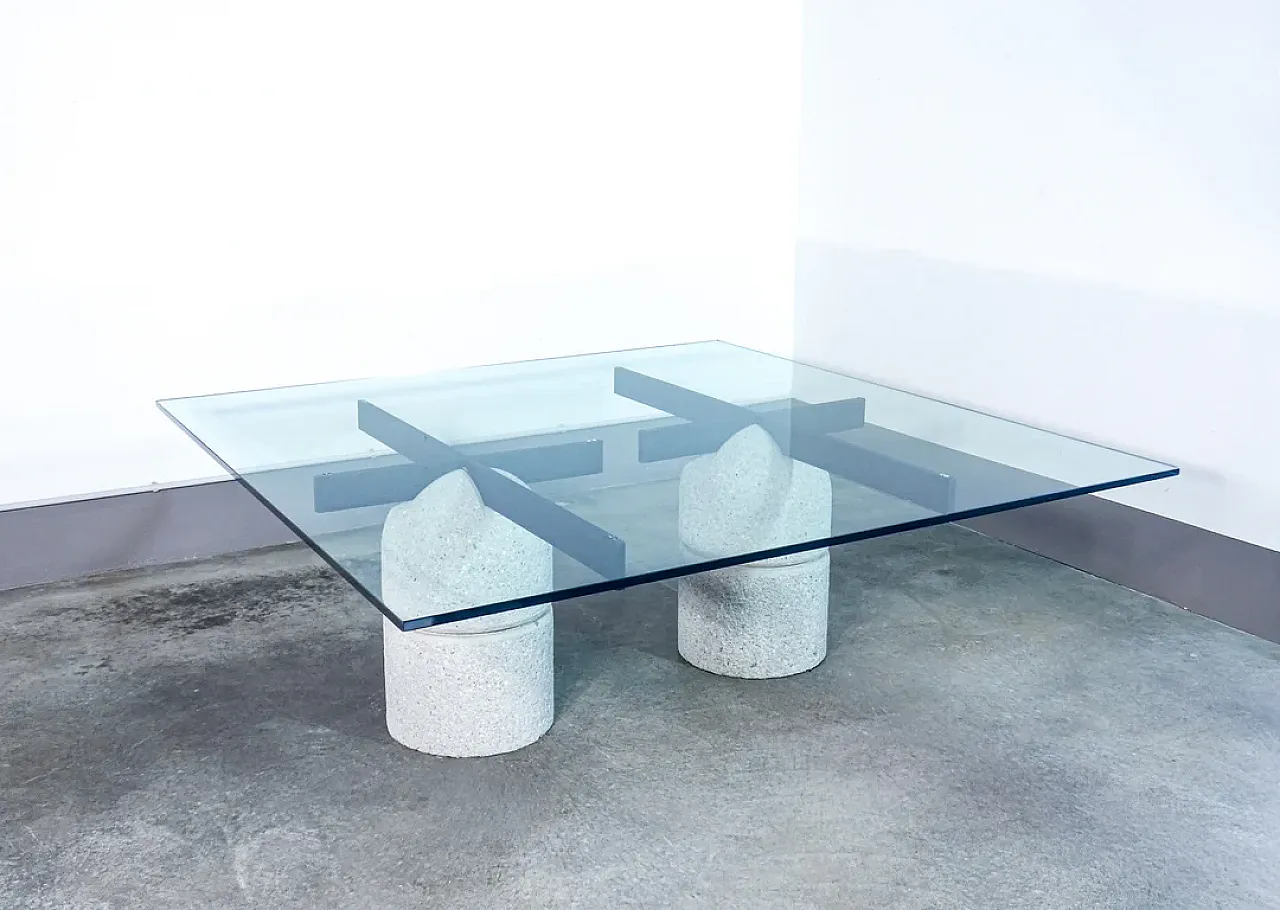 Paracarro table by Giovanni Offredi for Saporiti, 1970s 5