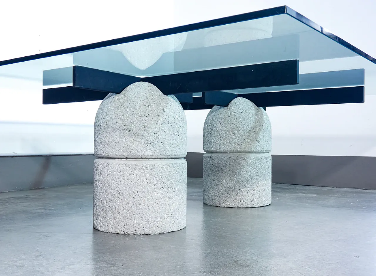 Paracarro table by Giovanni Offredi for Saporiti, 1970s 9