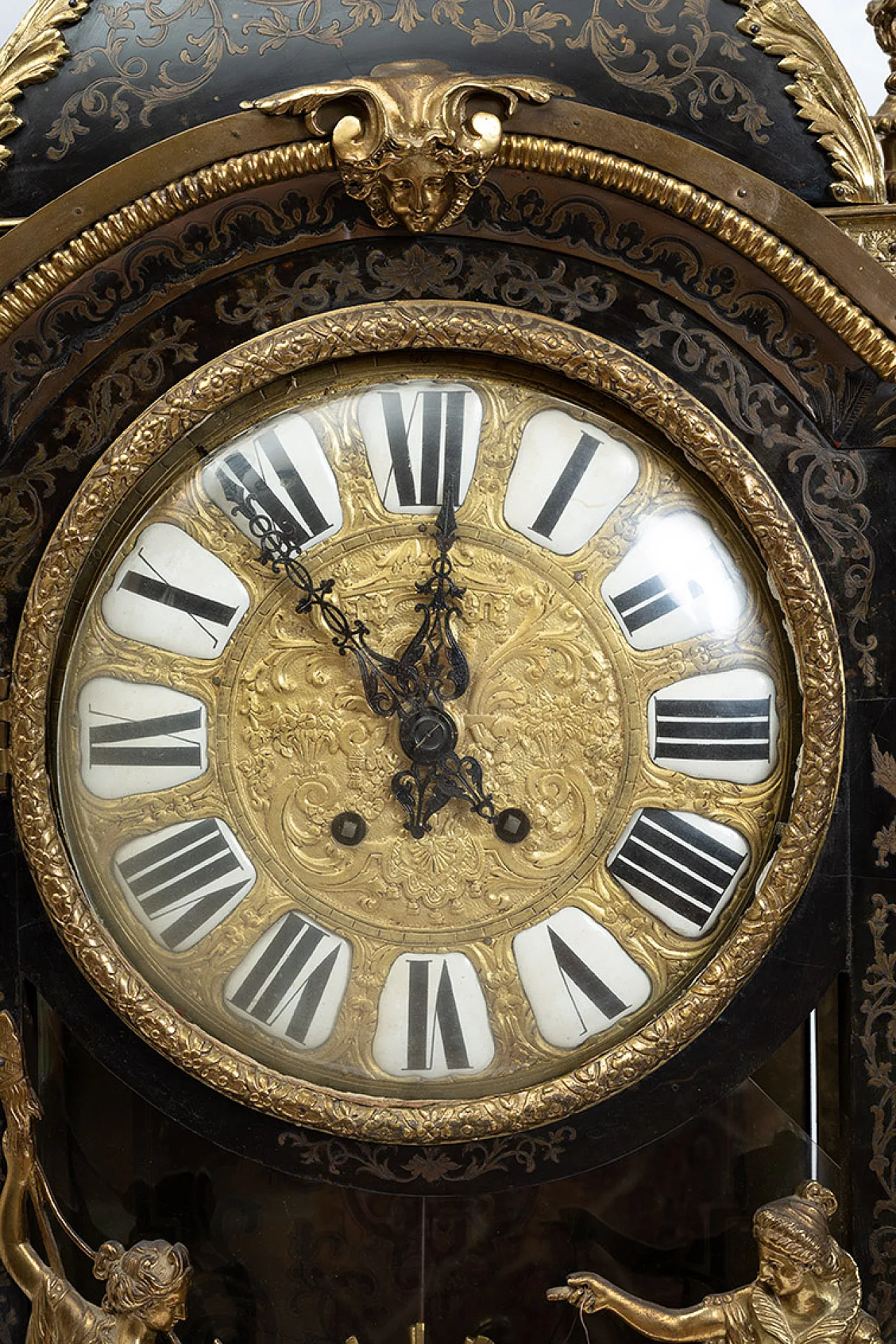 Cartel clock in Boulle style, Napolean period, 19th century 4