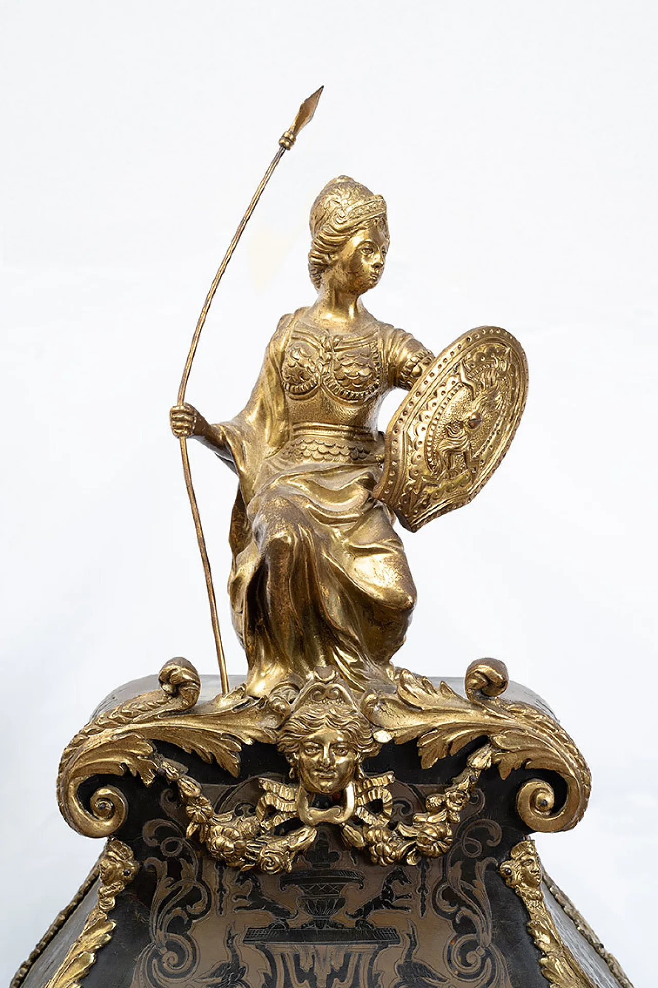 Cartel clock in Boulle style, Napolean period, 19th century 5