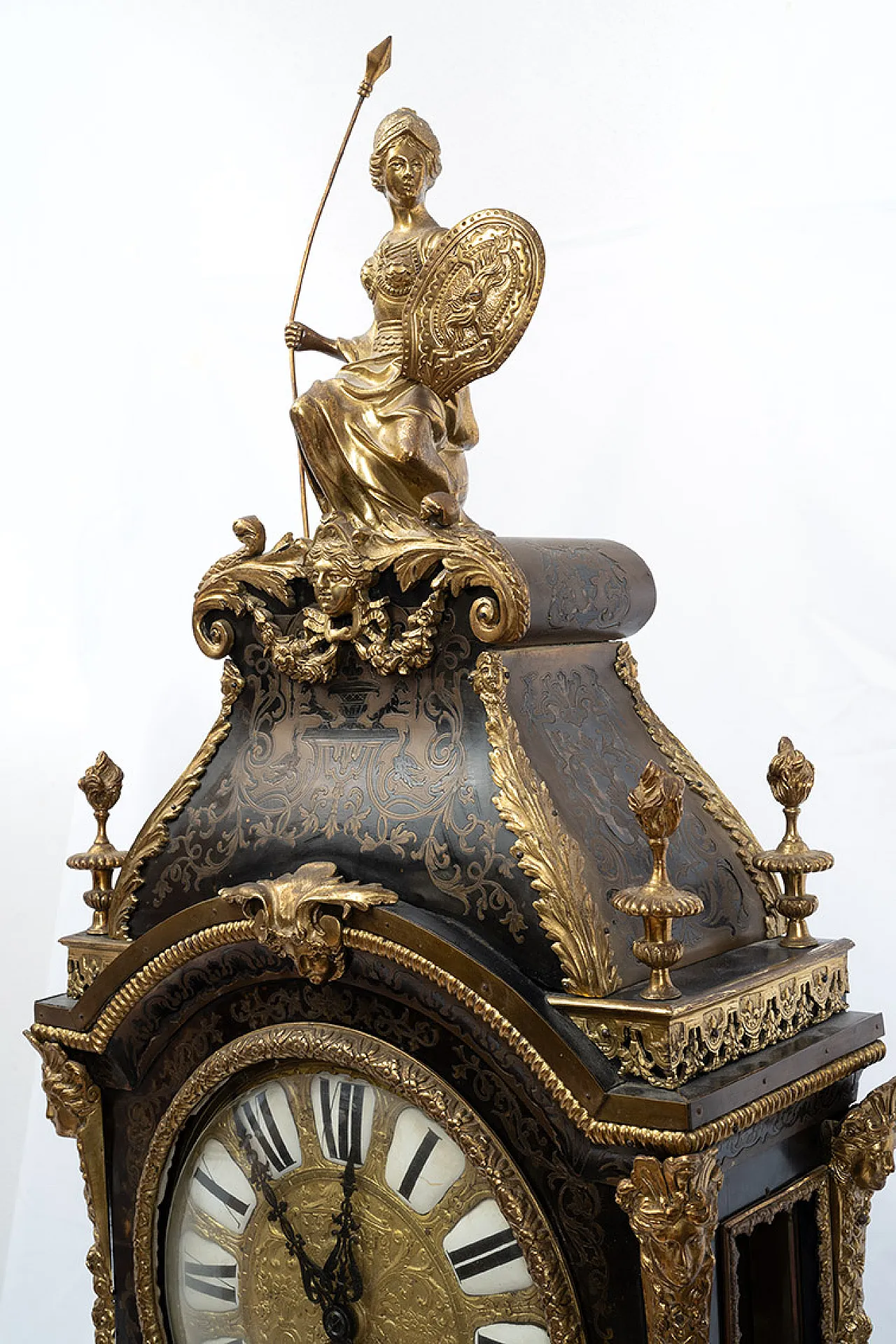 Cartel clock in Boulle style, Napolean period, 19th century 6