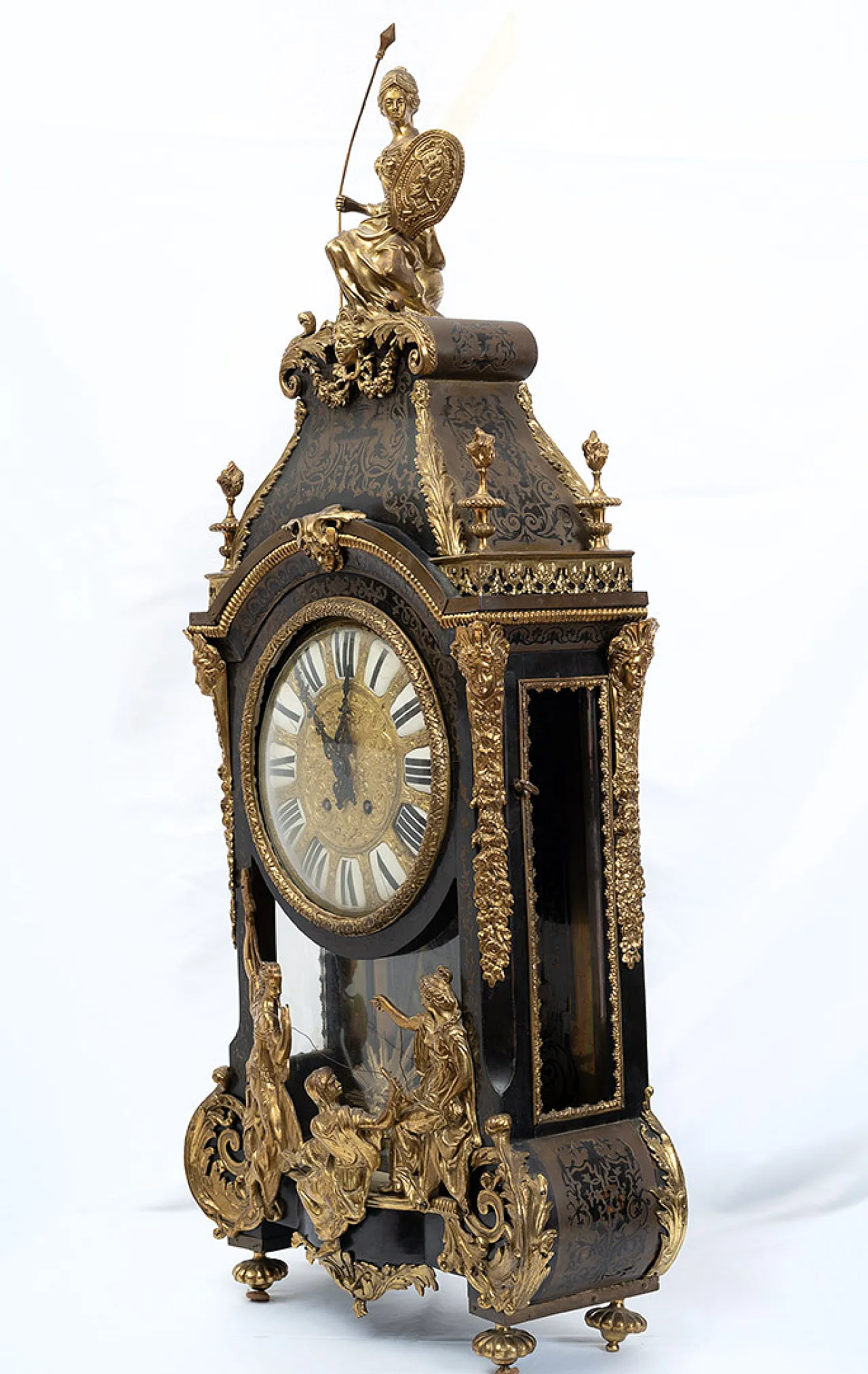 Cartel clock in Boulle style, Napolean period, 19th century 7