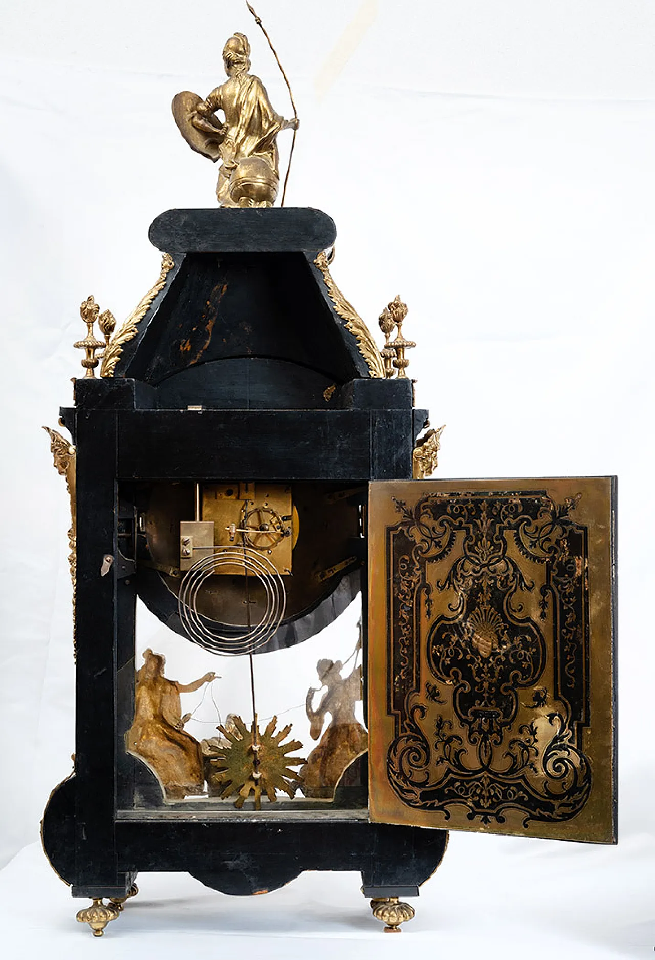 Cartel clock in Boulle style, Napolean period, 19th century 9