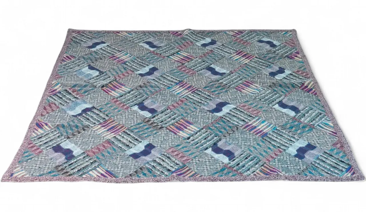 Tappeto in tessuto di Ottavio Missoni per Saporiti, anni '70 6