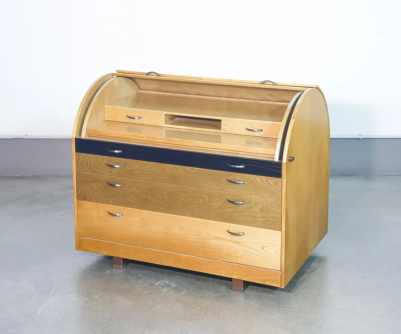 Bauletto writing desk by Giovanni Offredi for Saporiti, 1970s 1