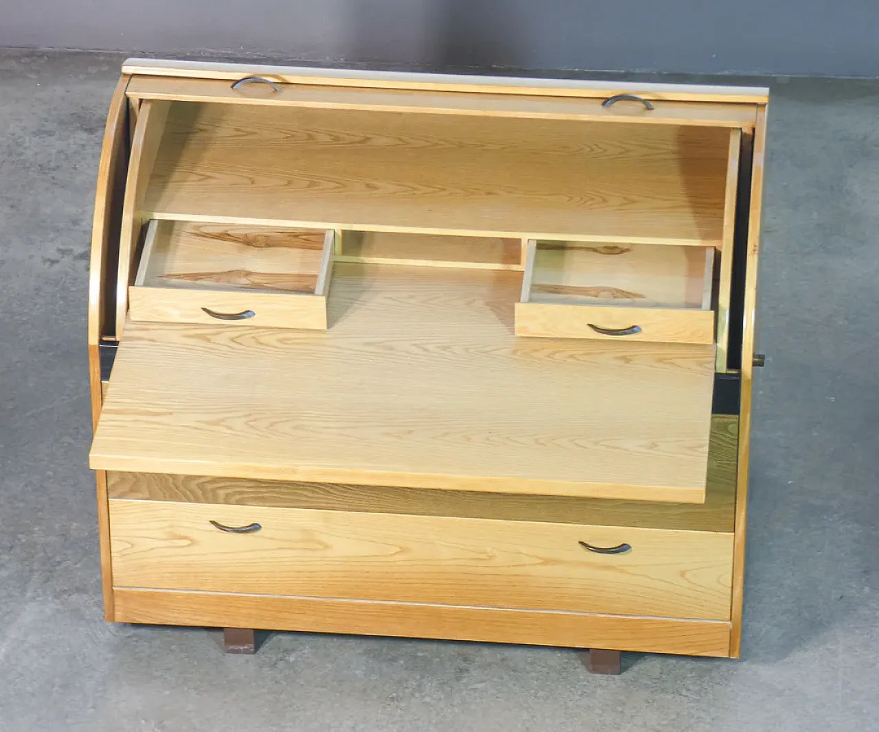Bauletto writing desk by Giovanni Offredi for Saporiti, 1970s 5