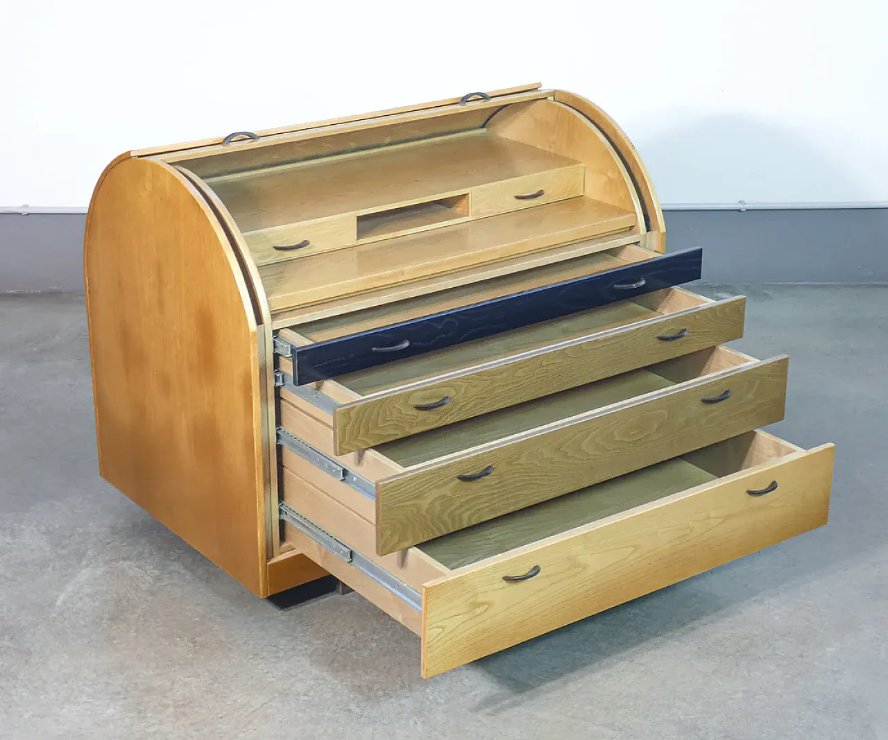 Bauletto writing desk by Giovanni Offredi for Saporiti, 1970s 8