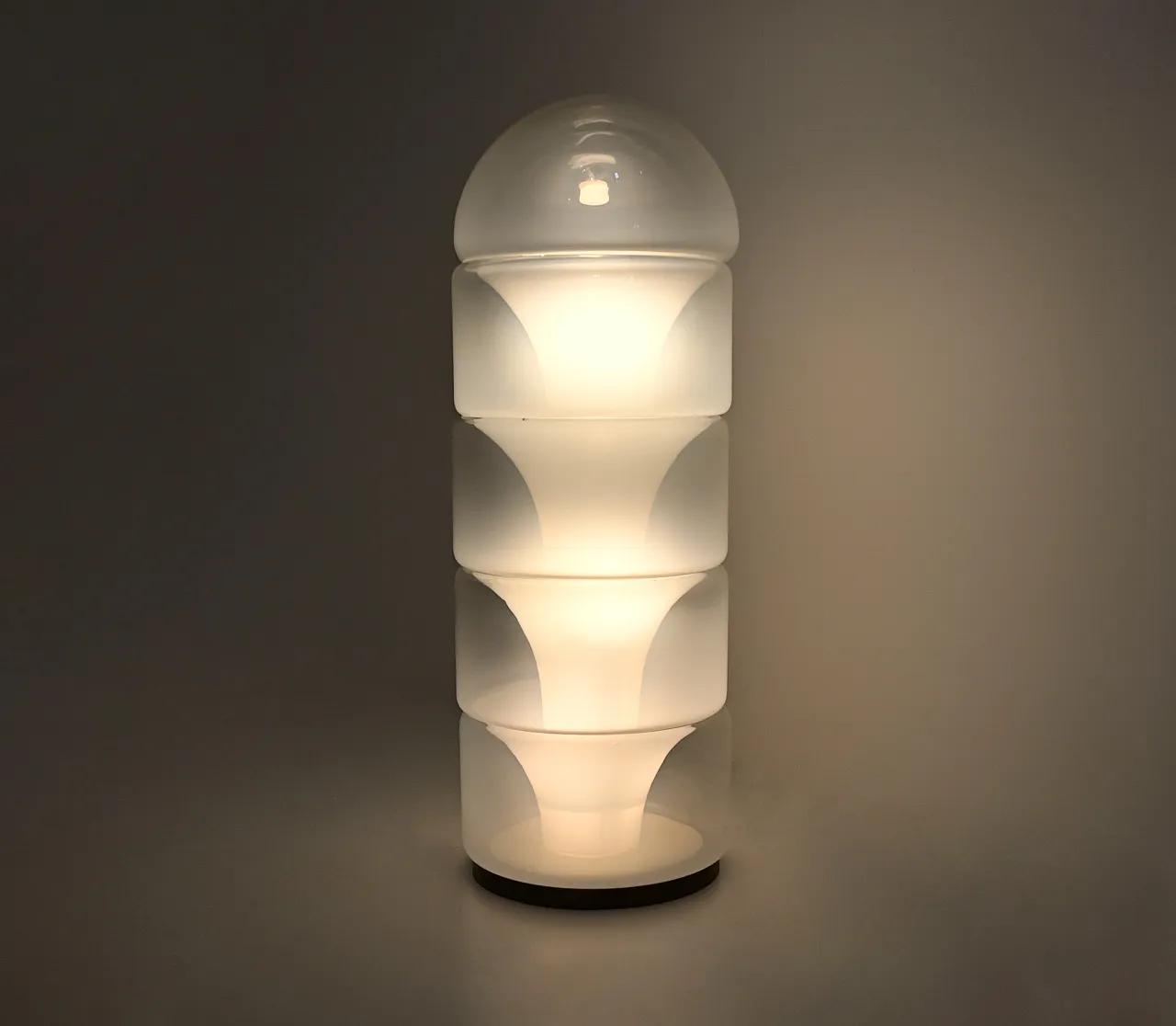 Lampada da terra Sfumato LT316 in vetro di Murano di Carlo Nason per Mazzega 1