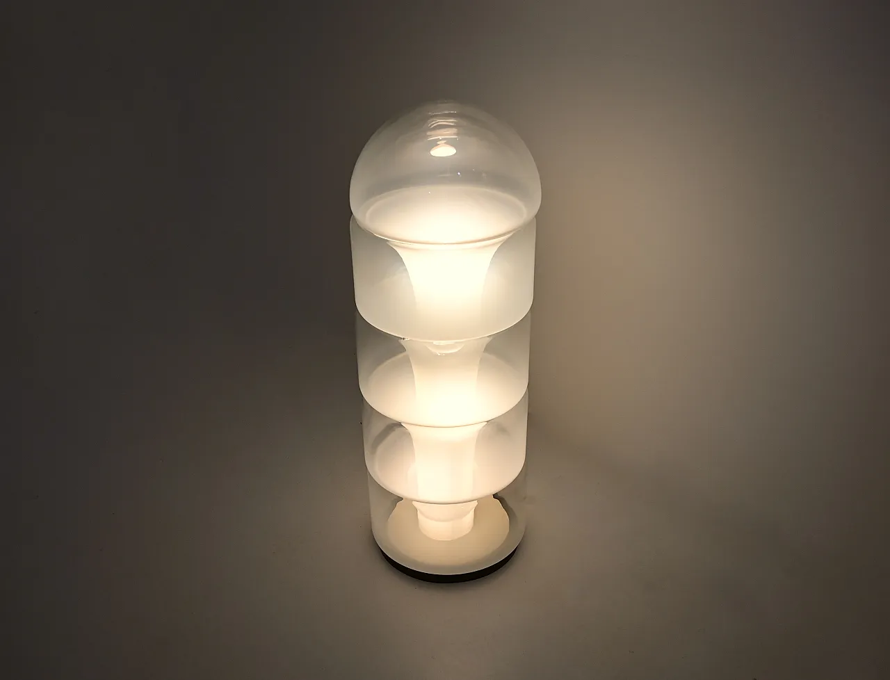 Lampada da terra Sfumato LT316 in vetro di Murano di Carlo Nason per Mazzega 3