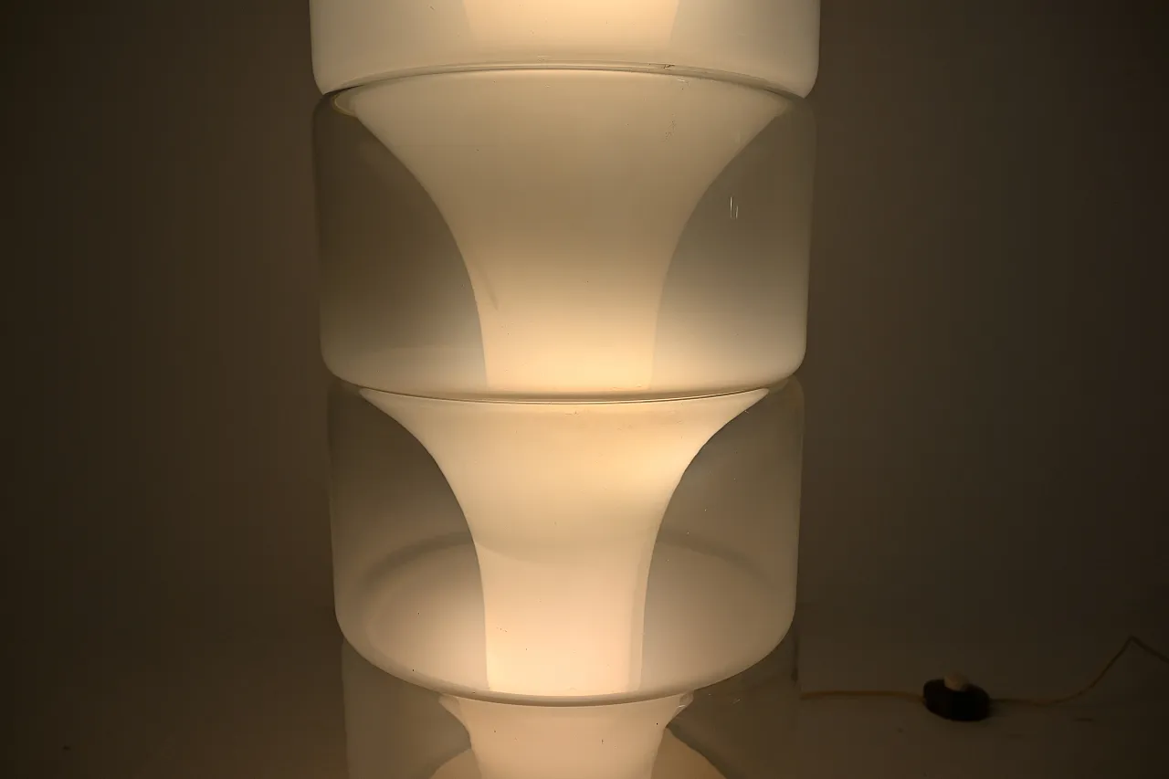 Lampada da terra Sfumato LT316 in vetro di Murano di Carlo Nason per Mazzega 7
