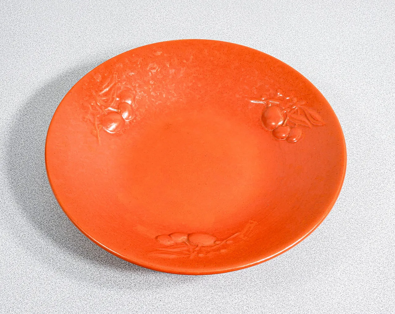 Piatto in ceramica di Angelo BIANCINI per LAVENIA, anni '40 1