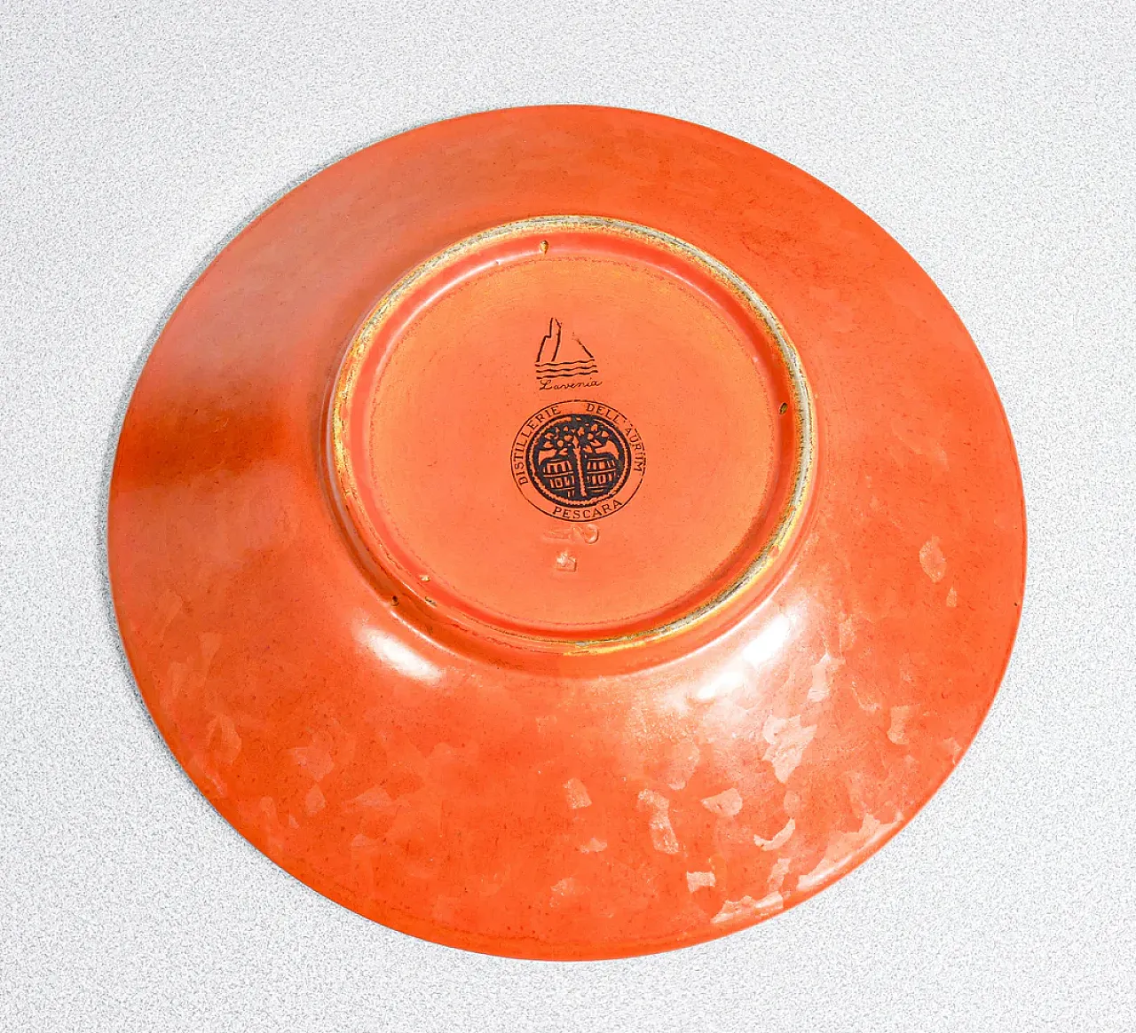 Piatto in ceramica di Angelo BIANCINI per LAVENIA, anni '40 7