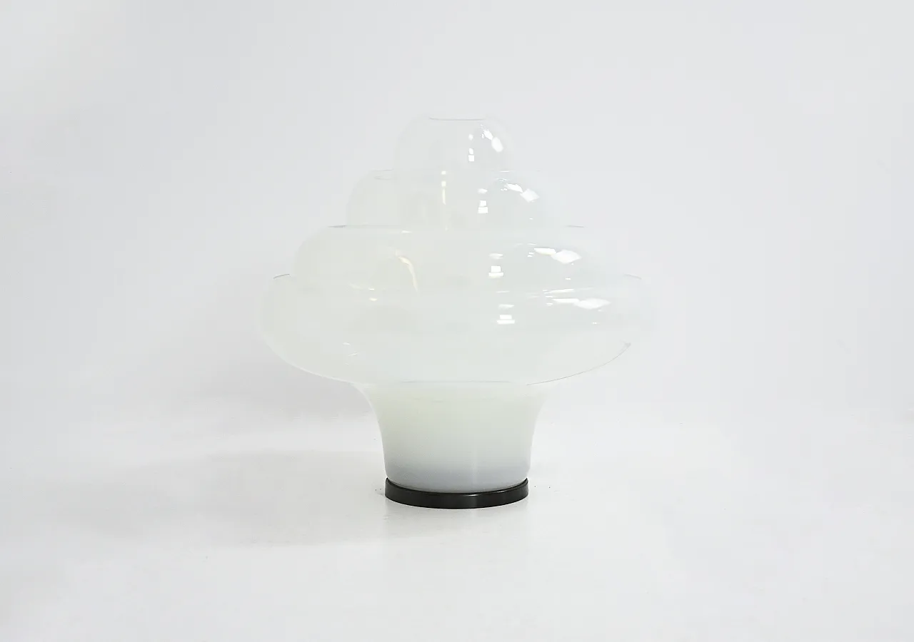 Lampada da tavolo LT305 Lotus di Carlo Nason per Mazzega, anni '60 2