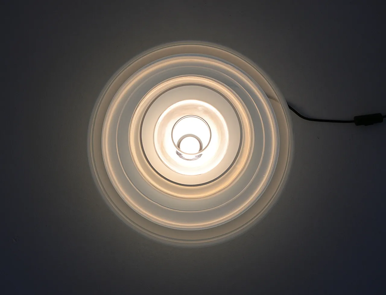 Lampada da tavolo LT305 Lotus di Carlo Nason per Mazzega, anni '60 5