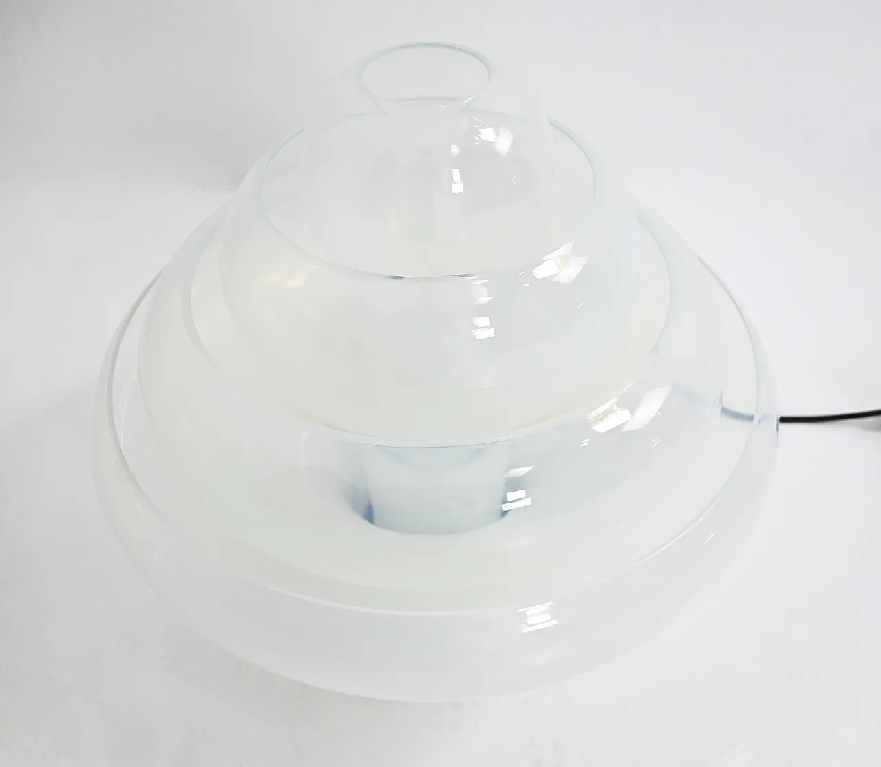 Lampada da tavolo LT305 Lotus di Carlo Nason per Mazzega, anni '60 8